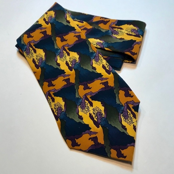 J Garcia Grateful Dead Silk Tie Flamenco Dancer